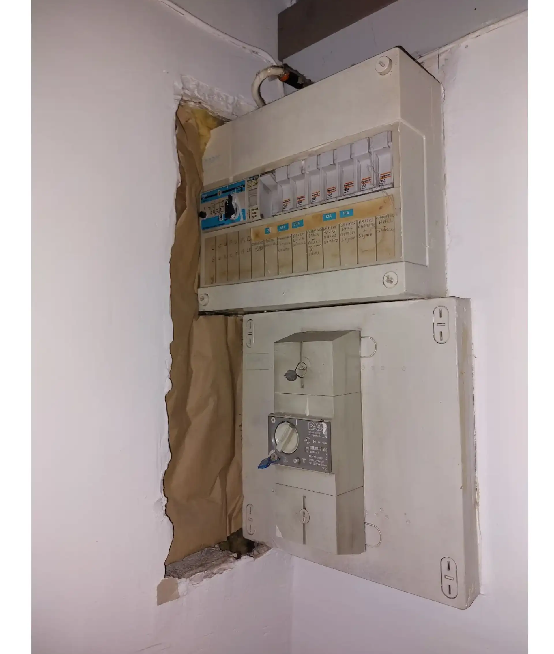 Tableau électrique après - Lyon 1er